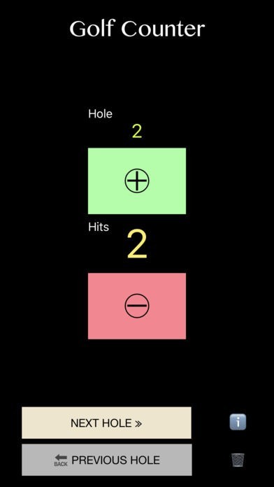 Golf Hits Counter | スクリーンショットその1