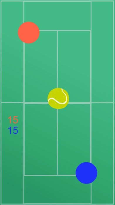 二人でできるゲーム　二人テニス(無料版) | スクリーンショットその2
