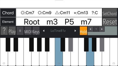 ピアノコード判定 | スクリーンショットその1