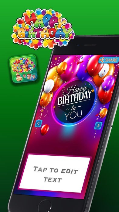 誕生日おめでとうカード – かわいい愛のメッセージ,最高の願いとあいさつの特別な機会 | スクリーンショットその2