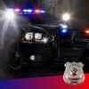 警察のサイレン音〜最高の緊急ラジオ車は赤/青のストロボで音（無料） アイコン