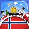 ノルウェー語 - フラッシュカードやネイティブによる音声付きの無料オフラインフレーズブック アイコン