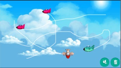 うごく飛行機のお絵描き【こどもの知育アプリ】 | スクリーンショットその1