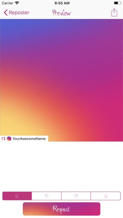 Reposter for Instagram. | スクリーンショットその2