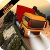重い貨物輸送機：大型トラック運転3D アイコン