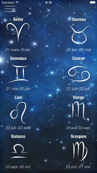 Horoscope | スクリーンショットその1