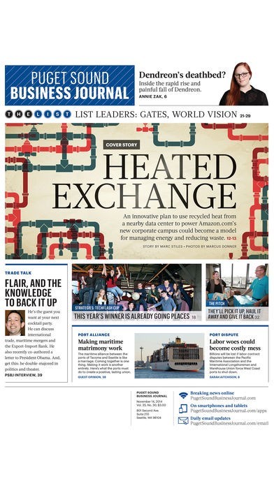 Puget Sound Business Journal | スクリーンショット