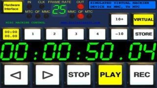 MIDI MACHINE CONTROL | スクリーンショット