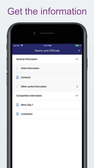 ISU Events | スクリーンショットその2