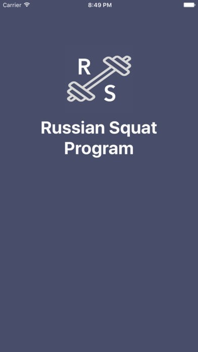 Russian Squat Program | スクリーンショットその1