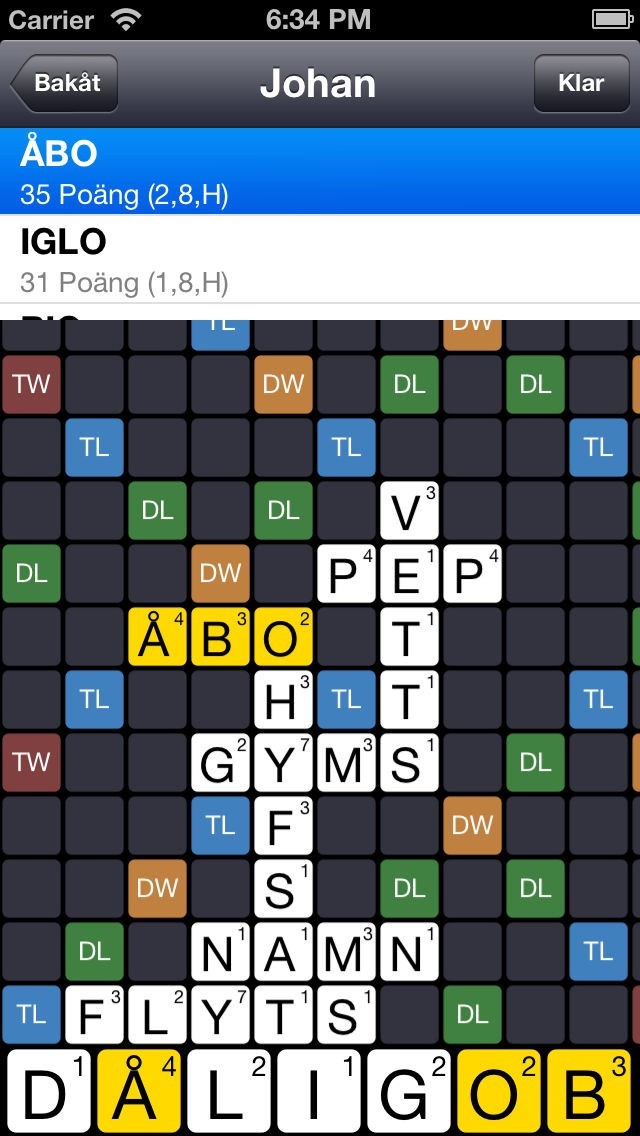 Lösare för Wordfeud | スクリーンショット