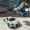 Flying Car Robot Flight Drive Simulator Game 2017 アイコン
