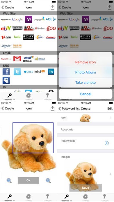 My password list iphone android apps
