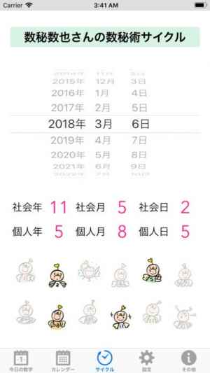 数秘術 開運こてんしカレンダー17年版 Iphone Android対応のスマホアプリ探すなら Apps