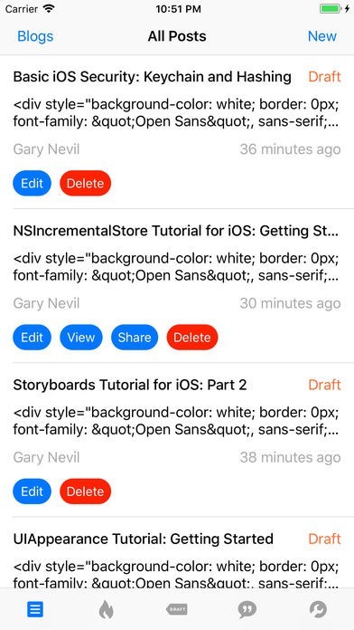 App for Blogger | スクリーンショットその1
