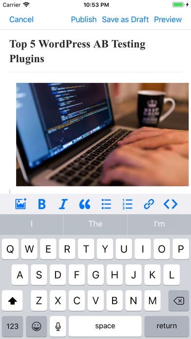 App for Blogger | スクリーンショットその2