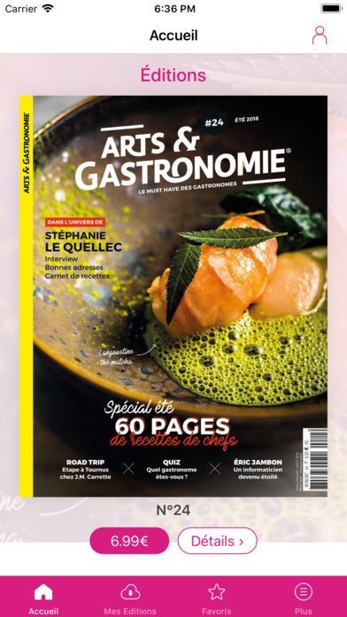 Arts & Gastronomie Magazine | スクリーンショットその1