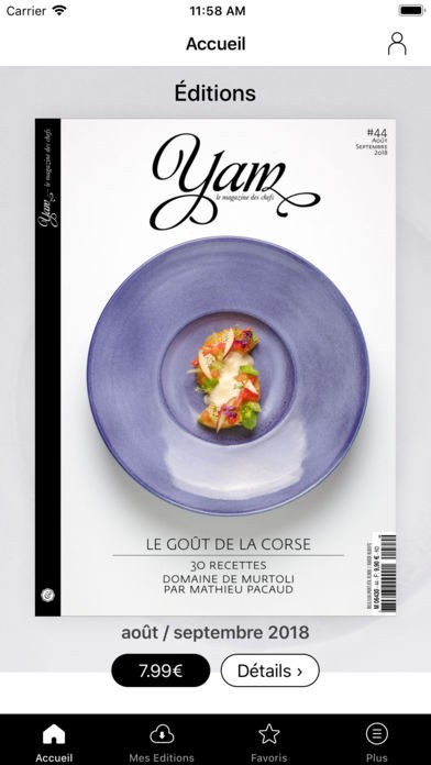 YAM le magazine des chefs | スクリーンショットその1