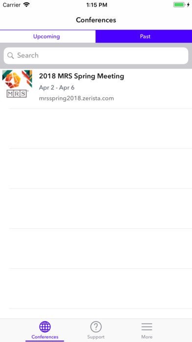 MRS Spring & Fall Meetings | スクリーンショットその2