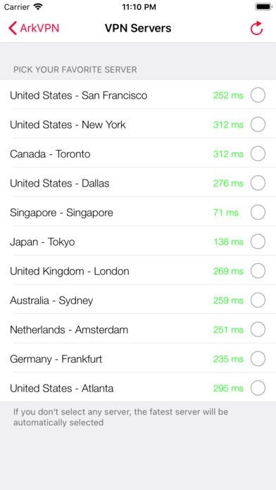 ArkVPN: Standard Edition | スクリーンショットその1