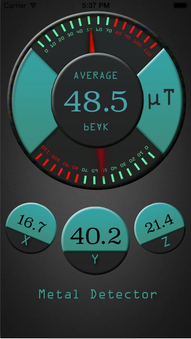 金属探知機 + | スクリーンショット