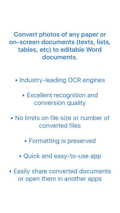 Image to Word Converter - OCR - Convert photos to Word documents | スクリーンショットその2