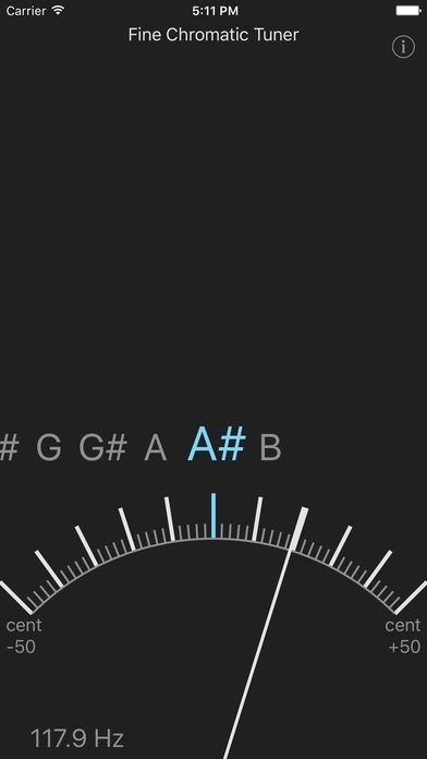 Fine Chromatic Tuner クロマティックチューナー | スクリーンショットその2