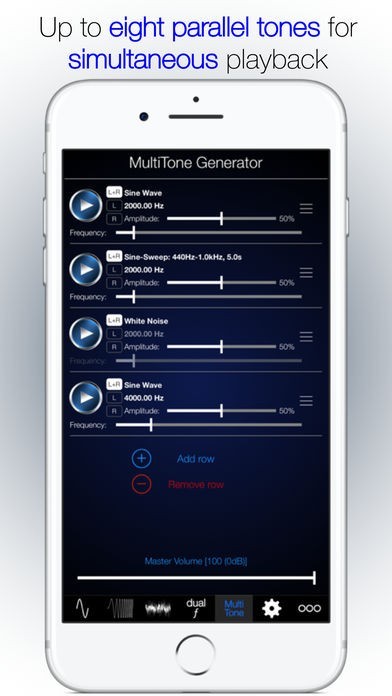Audio Signal Generator including Sweeps & Noise | iPhone・Android対応のスマホ ...