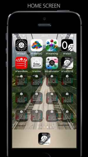 H Cal19 19年 年間壁紙カレンダー おすすめ 無料スマホゲームアプリ Ios Androidアプリ探しはドットアップス Apps