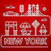 ニューヨーク 旅行 ガイド ＆マップ アイコン