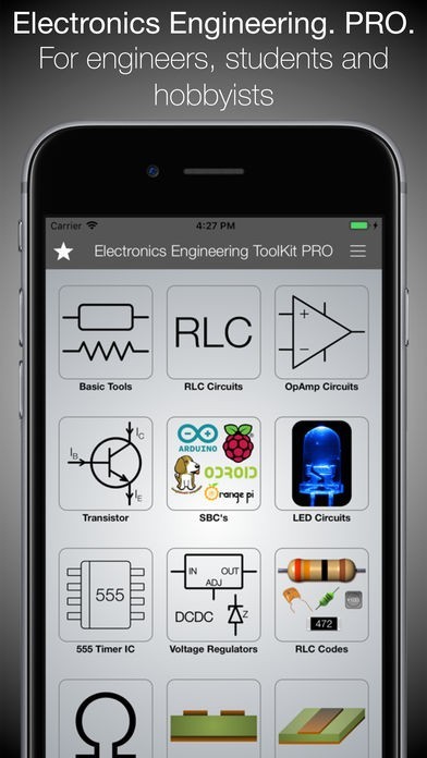 Electronics Engineering ToolKit PRO for iPhone | iPhone・Android対応のスマホ ...