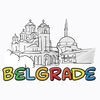 ベオグラード 旅行 ガイド ＆マップ アイコン