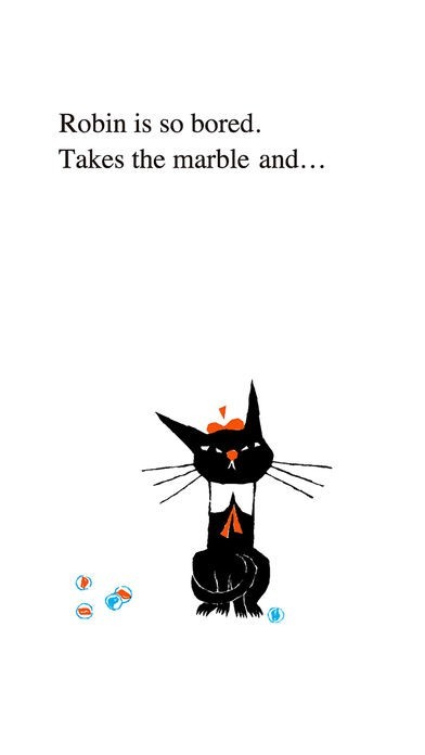 Black Cat Robin (Picture book fairy tale) | スクリーンショットその2