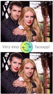 写真の顔を入れ替える Faceapp アプリの使い方 Iphone Androidスマホアプリ ドットアップス Apps