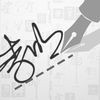 签名字体 - 设计个性化手写艺术签名 アイコン