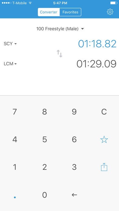 Swim Convert | スクリーンショットその1