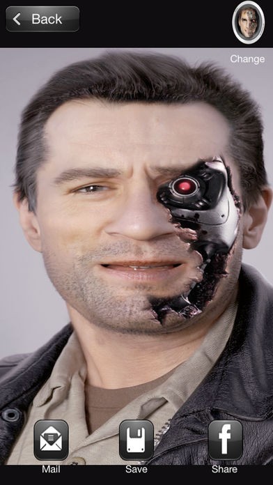 CYBORG PHOTO BOOTH HD : Cybernetic photo morph editor. | スクリーンショット