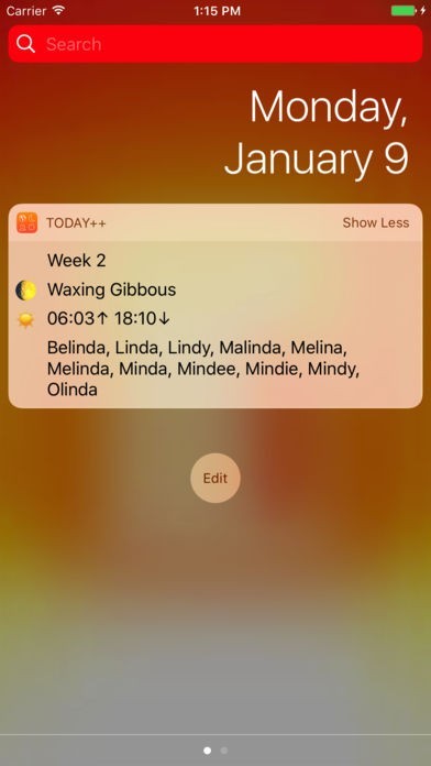 Today++ | スクリーンショットその1