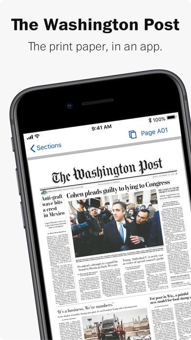 Washington Post Print Edition | iPhone・Android対応のスマホアプリ探すなら.Apps