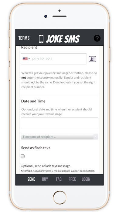 ジョークSMS | スクリーンショットその1