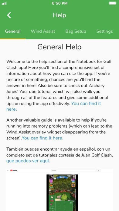 golf clash notebook app android