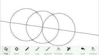 ChiGui - 定規とコンパスによる作図 | スクリーンショットその2
