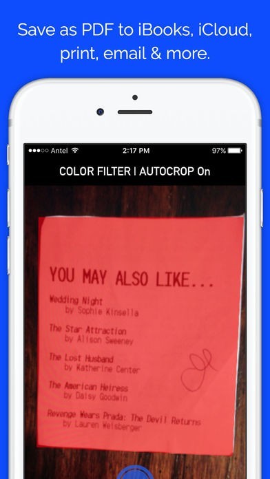 Easy Scanner - Scan documents to PDF in iBooks, email, print & more | スクリーンショットその2