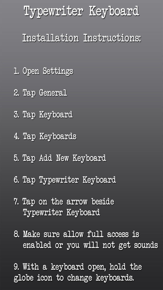 Typewriter Keyboard | スクリーンショットその2