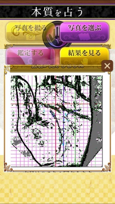 本質を占う手相鑑定カメラ | スクリーンショットその2