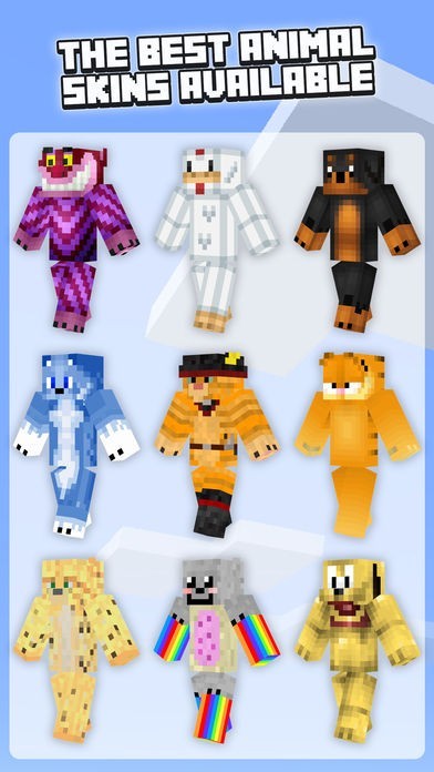 minecraft pe skins for iphone