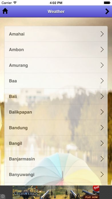 Prakiraan Cuaca | スクリーンショットその1