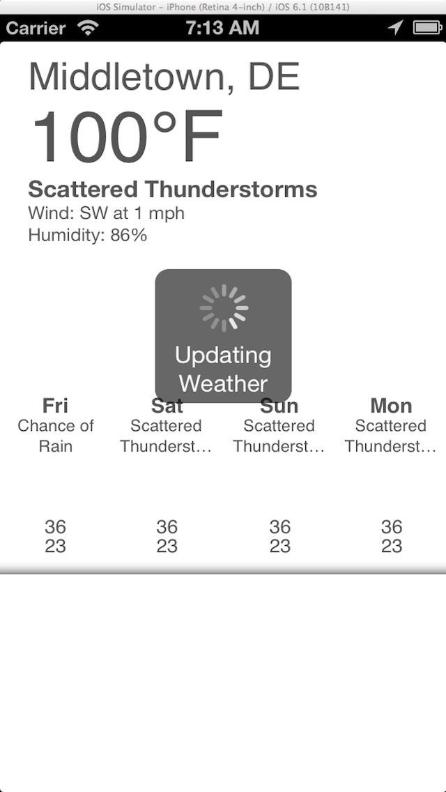 天気予報４デー | スクリーンショットその2