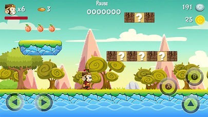 悟空ワールド - 無料の横スクロール アクション ゲーム | スクリーンショットその1