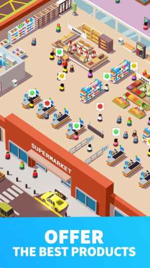 Idle Supermarket Tycoon 店員 Iphone Androidスマホアプリ ドットアップス Apps